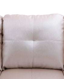 Pickup Only--Latte Faux Leather 3-Piece Living Room Sofa Set
