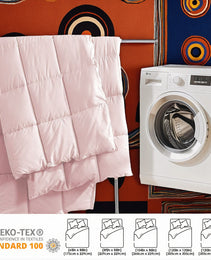 Extra Large Pink Quilt Inner, Comfortable, Soft, And Skin-friendly Oversized Duvet, Machine Washable, Suitable For Home Bedroom Use, All-season Versatility, Christmas Gift.