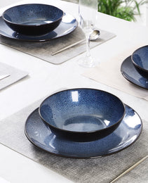 Steak Plate Creative Western Food Plate Vegetable Plate Set Of 6 For Cereal, Salad, Pasta, Soup, Dessert, Serving Dishwasher, Microwave And Oven