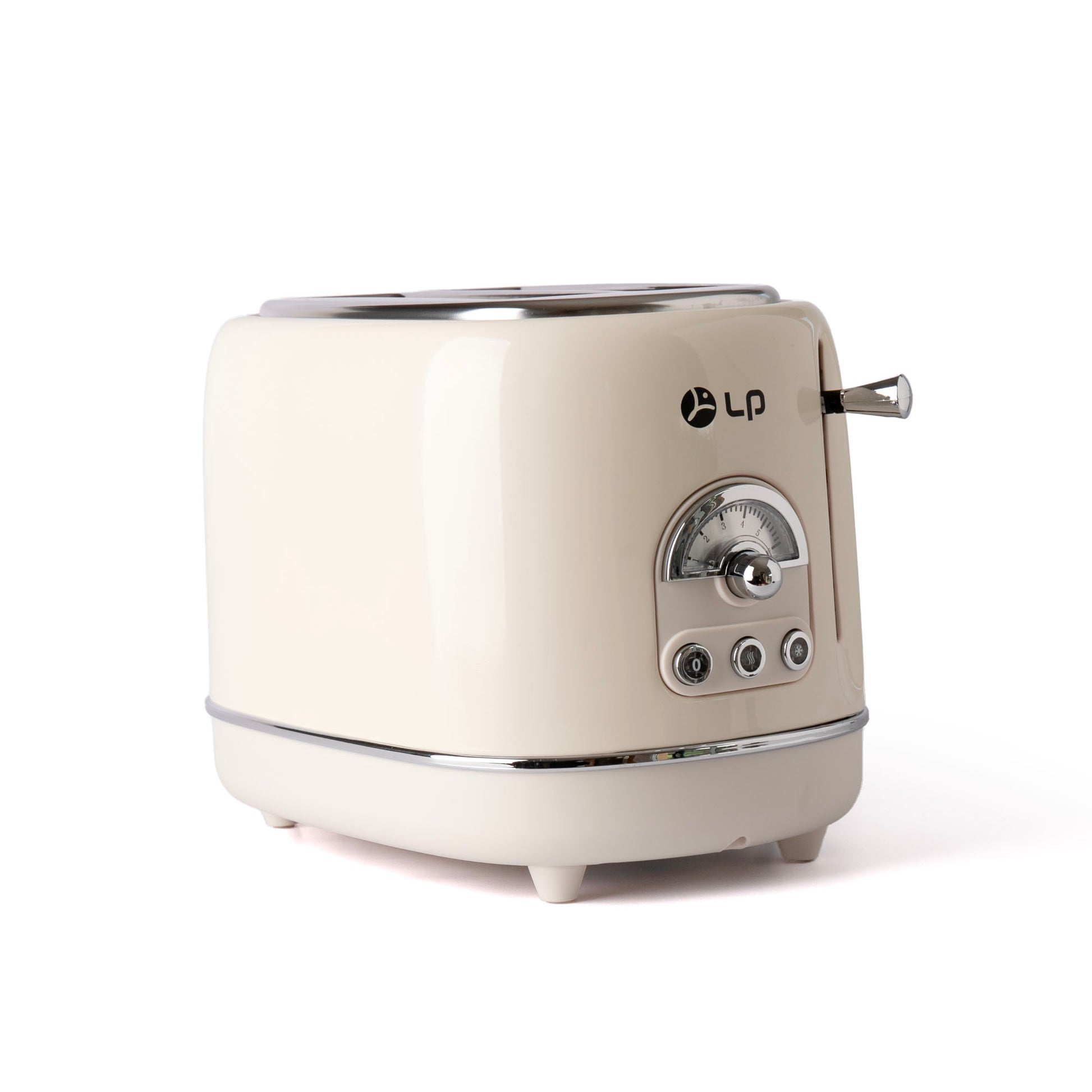 Professional 2-Slice Toaster – Metal Housing with 6 Browning Levels & Self-Centering Design