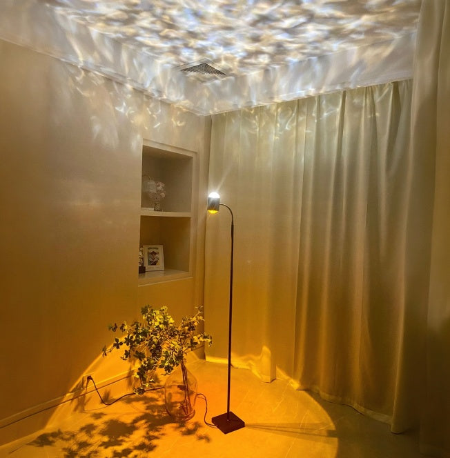 EP LIGHT Dual Head Floor Lamp Sunset Aurora Projector Lights, Ambient Night Lights - CJDS