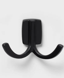 Modern Octopus Hook Matte Black: Cast Aluminum Towel Hook, Powder-Coated, 20lb Capacity