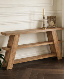 Slim Storage Side Table,3-Tier Console Table,Sofa Table