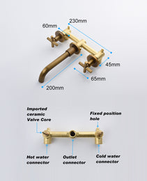 Bathroom Faucets, Wall-mounted Bathroom Sink Faucets