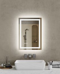 20 Inch X 28 Inch LED Bathroom Mirror