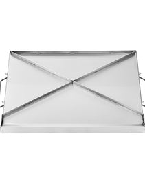 23x16 In Flat Top Griddle Stainless Steel Universal BBQ Grill Pan Cookware