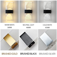 LED Wall Lamp Laser Acrylic Modern Nordic Sconce Lamps LED Indoor Wall Lights Bedroom Living Room Bedside Light 27cm 6W 85-265V