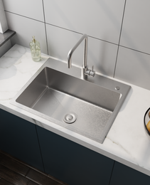 24in Stainless Steel Washing Sink W Faucet Hoses And Drain Head Only Update