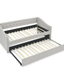 The Double Sofa Bed Has A Double Roller Upholstered Tufted Sofa Bed Unavailable Platforms- Temu