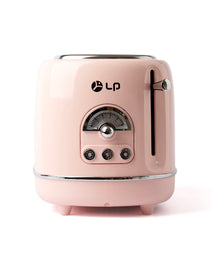 Professional 2-Slice Toaster – Metal Housing with 6 Browning Levels & Self-Centering Design