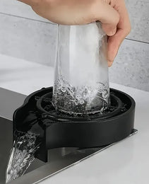 Two-piece Kitchen Sink Faucet Cup Flusher, Automatic Sink Flusher, Sink Sprayer With Kitchen Sink Hose, The Perfect Kitchen Sink Accessory To Upgrade Your Kitchen Sink With High Pressure Cup Washer An