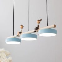 Modern resin Bird chandelier lighting fixture Long LED strip pendant lamp ceiling Restaurant hanging Dining Room chandeliers