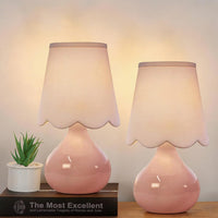 Flower Table Lamp for Bedroom Living Room,Small Gold Bedside Lamps Dimmable Boho Bedroom Lamp with Glass Green Lamp Shade,Vintage Mid Century Modern Mini Nightstand Lamp
