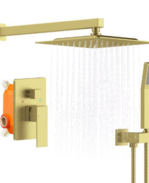 Shower System Shower Mixer Combo Set Wall-mounted