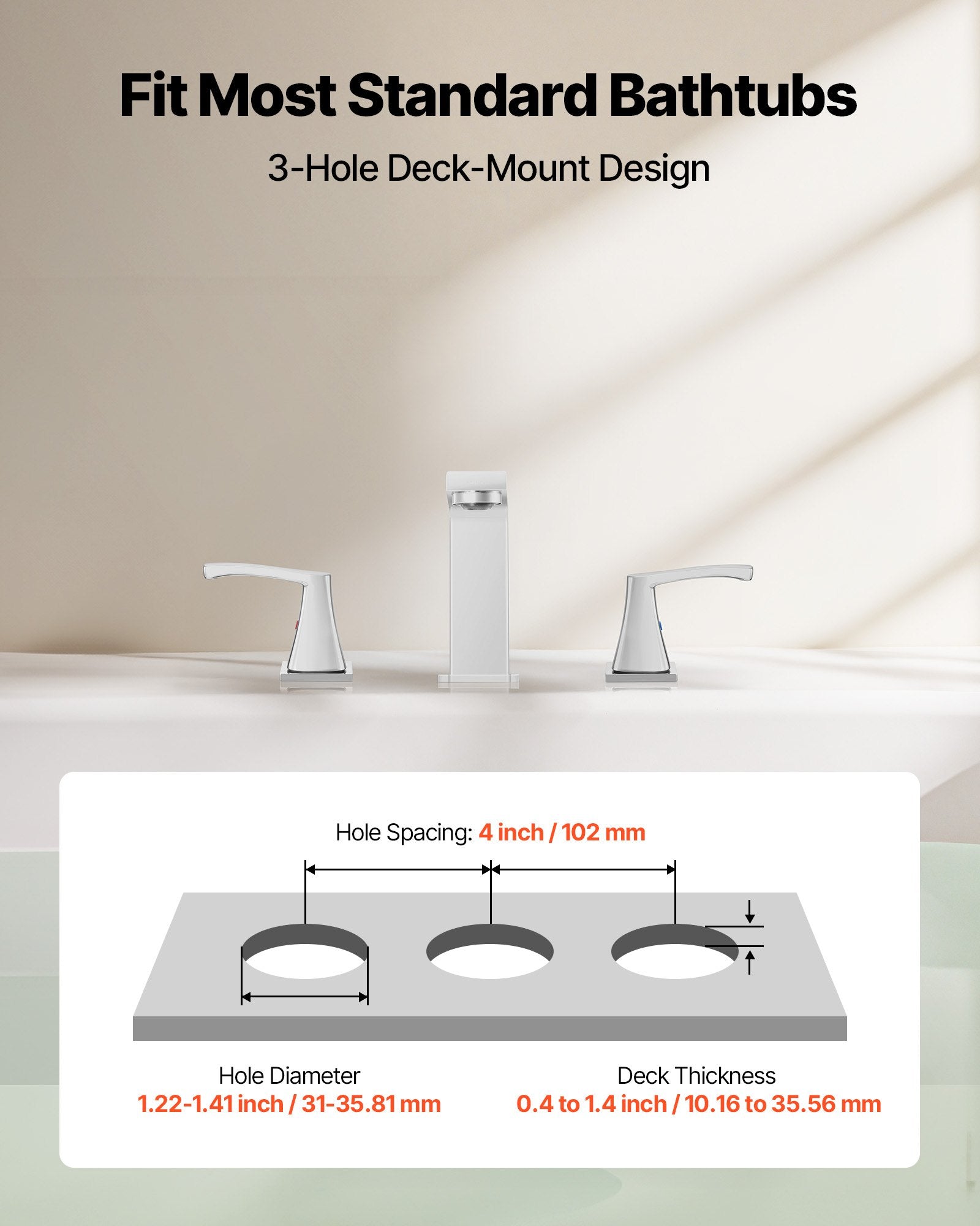 Roman Tub Faucet, 3 Hole Waterfall Bathtub Faucet, Bath Tubs Faucets Set With 2 Handles, Roman Tub Faucets Deck Mount For Pet Washing, Baby Care, Adult Bathing, Silver, Right-Angle Tub Faucet