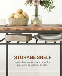3-Piece Small Dining Table Set for 2