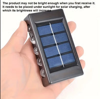 Solar LED Outdoor Light Solar Lighting Sensor Lamp Streetlights Exterior Garden Decoration Garland Waterproof Solar Wall Light