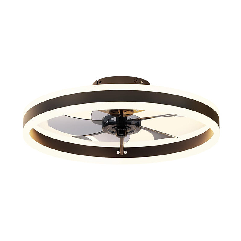Rowena 48-60W Smart Dimmable LED Ceiling Fan Light with App and Remote Control