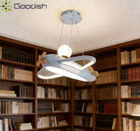 Modern Minimalist Nordic LED Pendant Light Cute Cartoon Airplane Design Art Creative Chandelier for Home Restaurant Decoration
