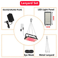 96 LEDs Red Light Therapy Lamp for Full Body Infrared Light Device Face Body Pain Stress Relief Daily Skin Care 660nm 850nm