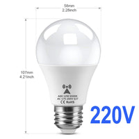 PIR Motion Sensor LED Light Bulb 220V 110V 12W 18W Smart Bulb Motion Activated ON/OFF Home Lights Lamp with Motion Sensor