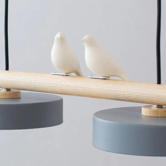 Modern resin Bird chandelier lighting fixture Long LED strip pendant lamp ceiling Restaurant hanging Dining Room chandeliers
