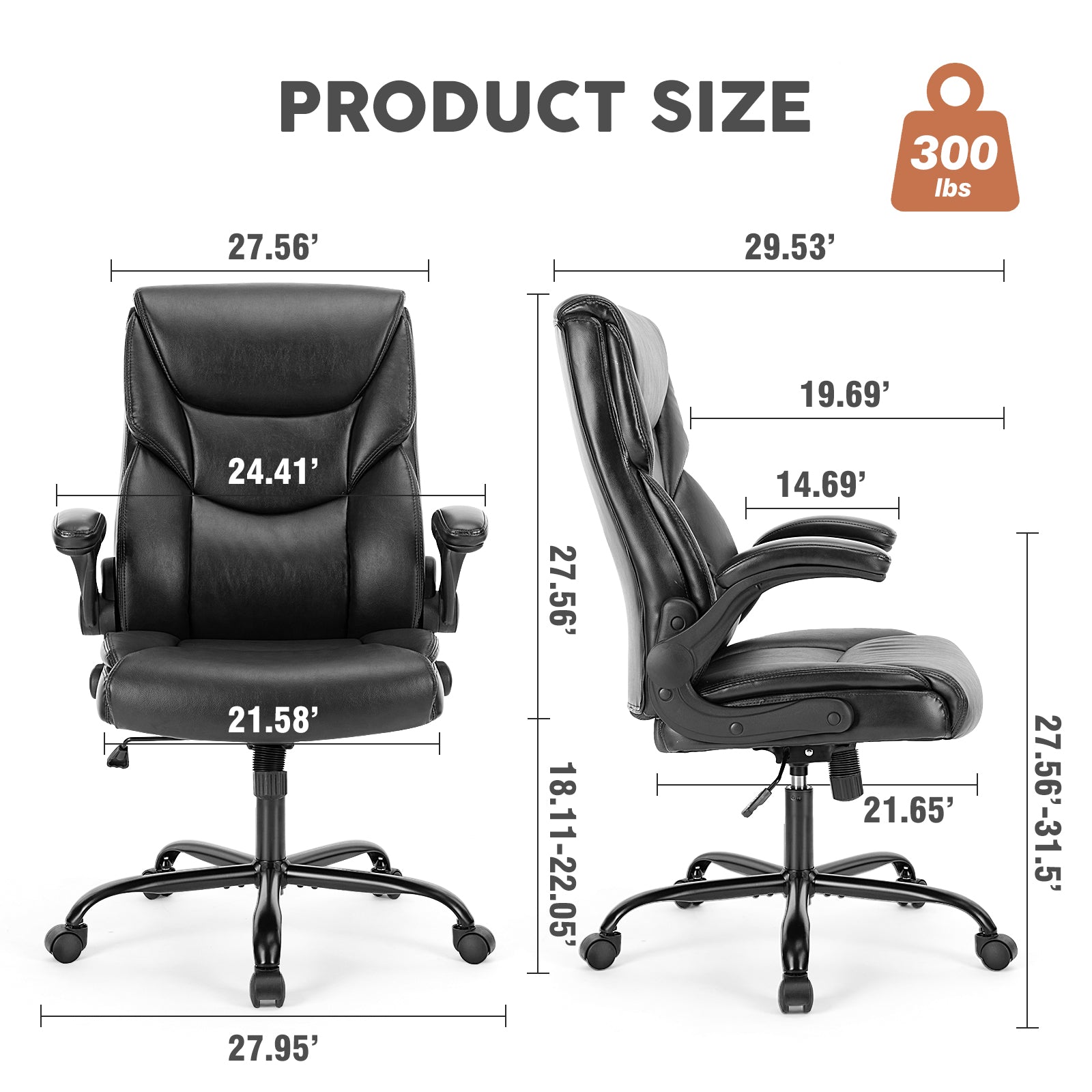 PU Leather Office Chair