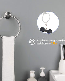 6 Piece Stainless Steel Bathroom Towel Rack Set Wall Mount Brushed Nickel