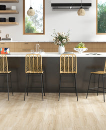 Set of 4 Rattan Barstools Wicker Counter Stools with Steel Legs and Footrest for Dining Room Kitchen Pub Yellow