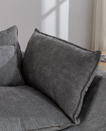 74.8  Width Cloud Couch Oversized Modular Sectional Sofa True Relax Comfy Couches Wide&Deep Seat Sofas For Living Room Furniture Sets, 2Seat