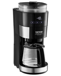 10-Cup Precision Drip Coffee Maker – 3 Brew Strength Modes & 1.5L High-Capacity Glass Carafe