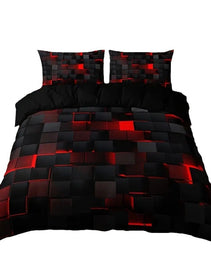 Abstract Grid Series Quilt Cover Digital Printing Bedding