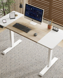 Electric Standing Desk Height Adjustable Desk For Home And Office Computer Table Gaming Desk Modern Luxiury Table 55  Lift-up Desk
