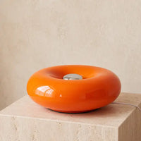 Rechargeable Donut Lamp with 3-Color Touch Control | Wall & Desk Light
