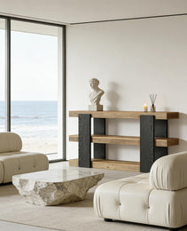 Versatile Side Table,Console Table,3-Tier Sofa Table,Entryway Table
