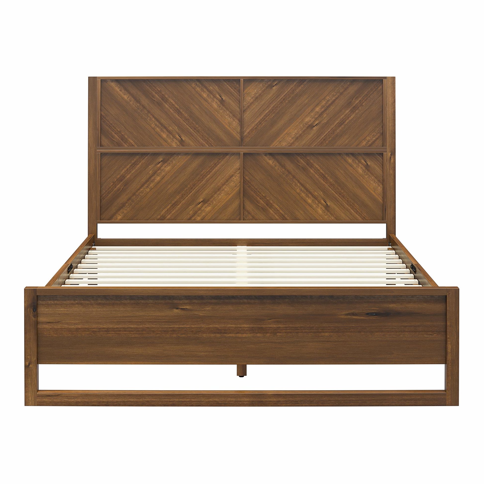 Archer Wood Bed Frame With Headboard