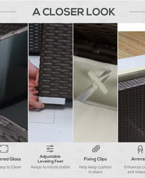 Pieces Patio Furniture Set