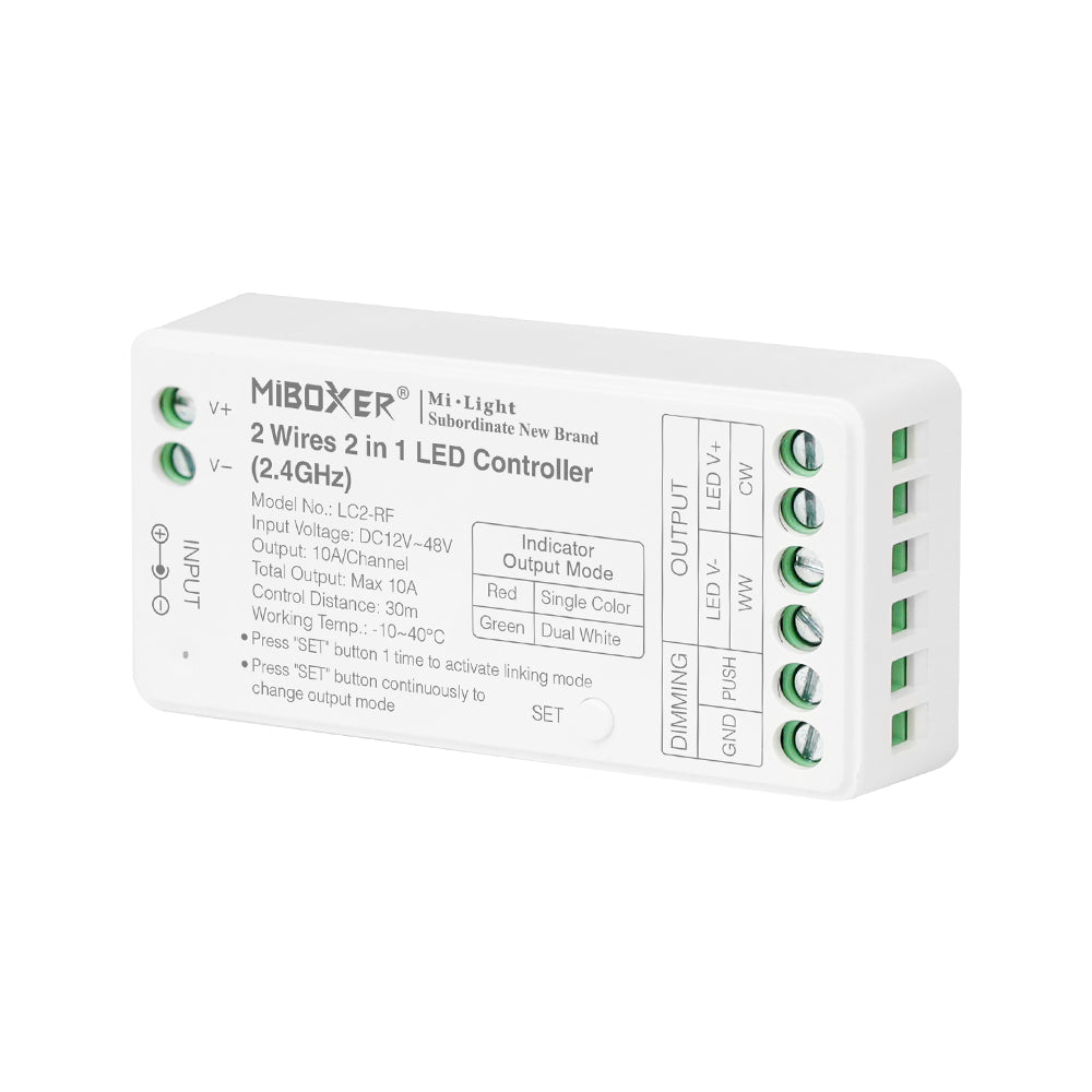 Milight LC2-RF 2 Wires 2 in 1 LED Controller (2.4GHz)