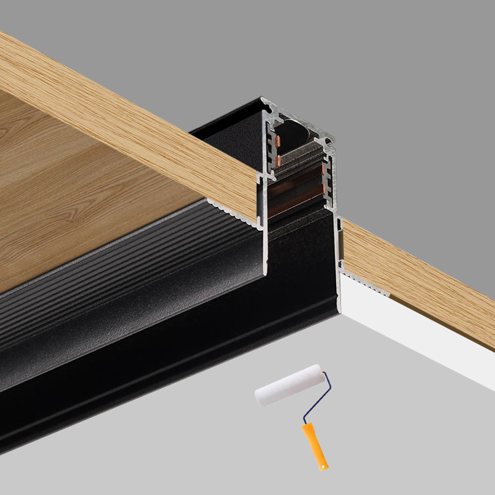 Milight Track magnetic blackStyle Flush Mounted - 1M - AMMR20F15B