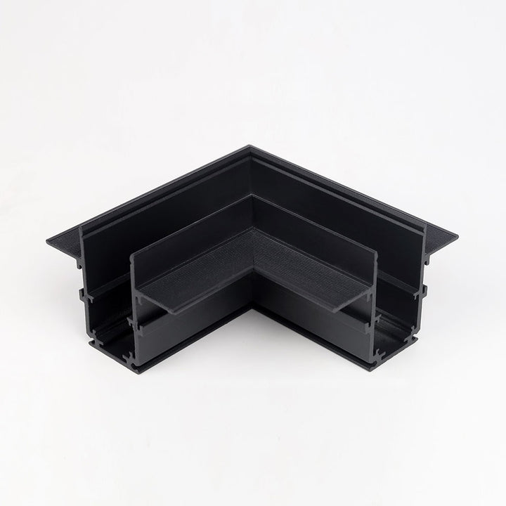 Milight Track Magnetic L Horizontal Corner for flush Black  AMMRL20HFA