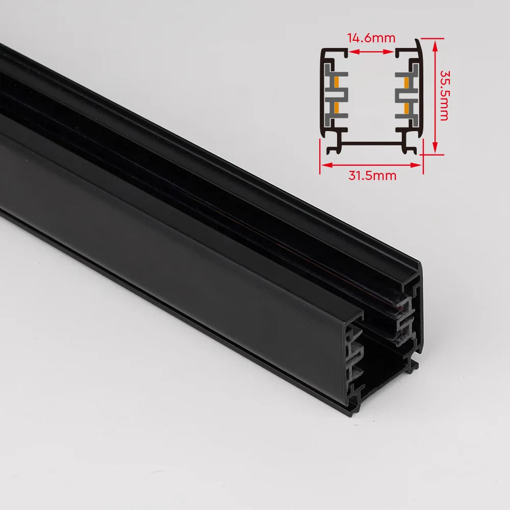 Milight Magnetic Rail 1M - Black - AMRA4WS01B
