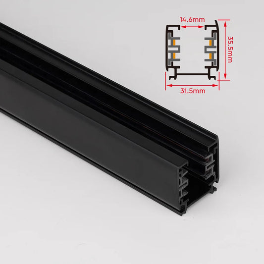 Milight Magnetic Rail 1M - Black - AMRA4WS01B
