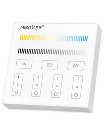 Simplify Your Lighting Control: MiLight Smart Panel Remote Controller - Effortlessly Manage 4 Zones in Stunning Dual Color, B2!