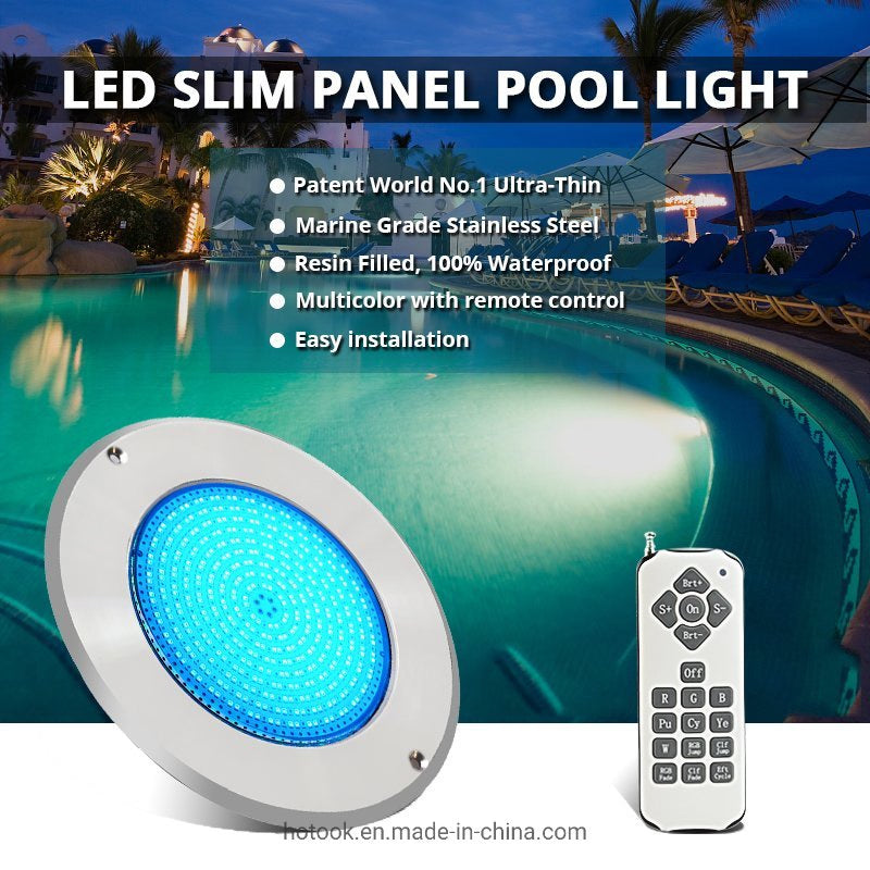 Super Slim Pool Light SS316 35W RGB 12V (15m Wire) HTK