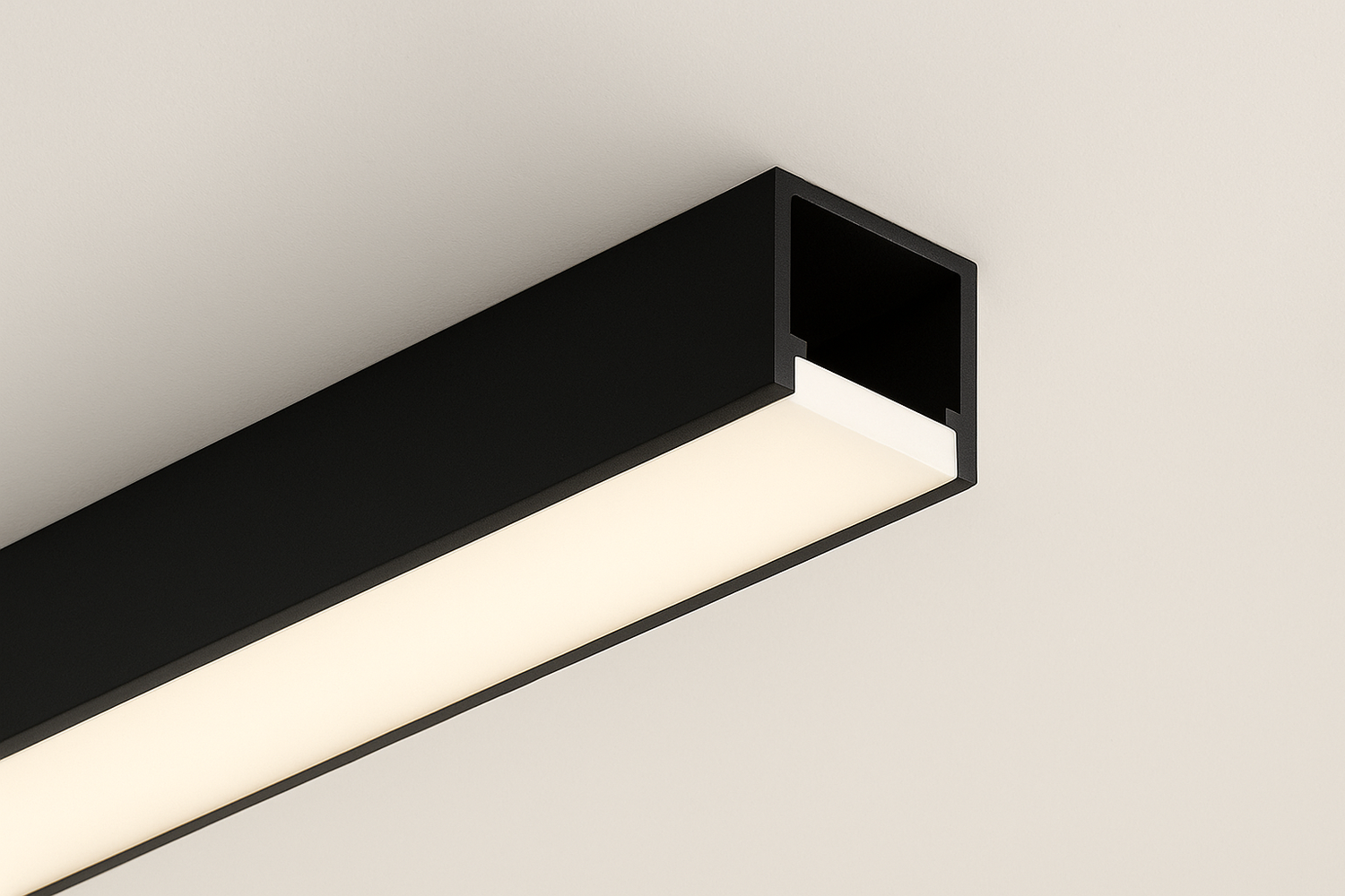 AST-1707D Black Strip Cover 6.6FT - (White cover)