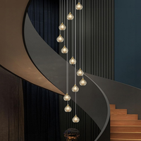 Crystal Chandeliers for Staircases，12-Lights
