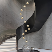 Crystal Chandeliers for Staircases，12-Lights