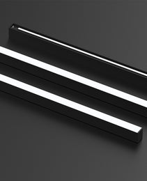 DB77A Revamp Your Space with Wall Mounted Surface LED Lights - 1200, 50w DOP3 - 4Ft Black Fixture - 3 Color Temperatures - Illuminate with Modern Elegance! UPSH