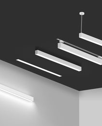 DB77A Revamp Your Space with Wall Mounted Surface LED Lights - 1200, 50w DOP3 - 4Ft white Fixture - 3 Color Temperatures - Illuminate with Modern Elegance! UPSH