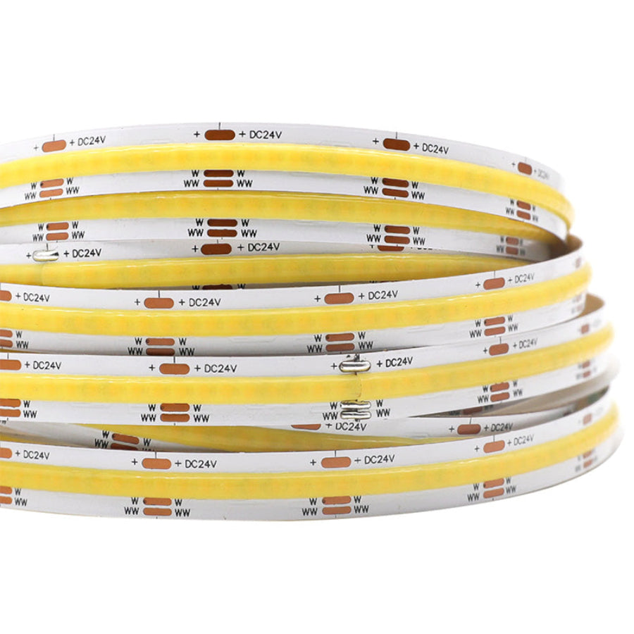 Strip Light 24V -IP20- 16.4FT COB CCT New
